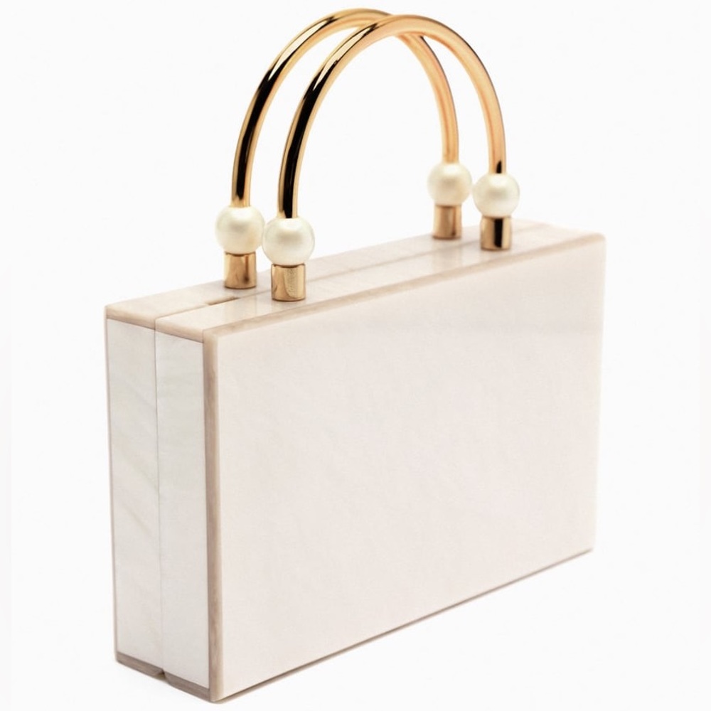 ZARA Box Clutch Minaudière